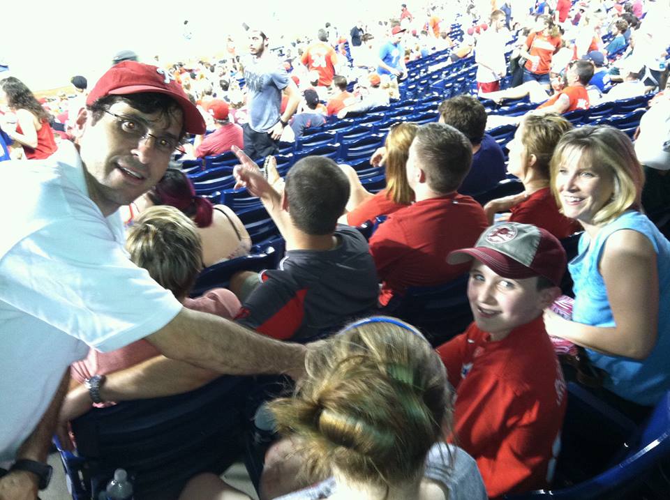 Phillies May 2013 Giving Foul Ball to Brian