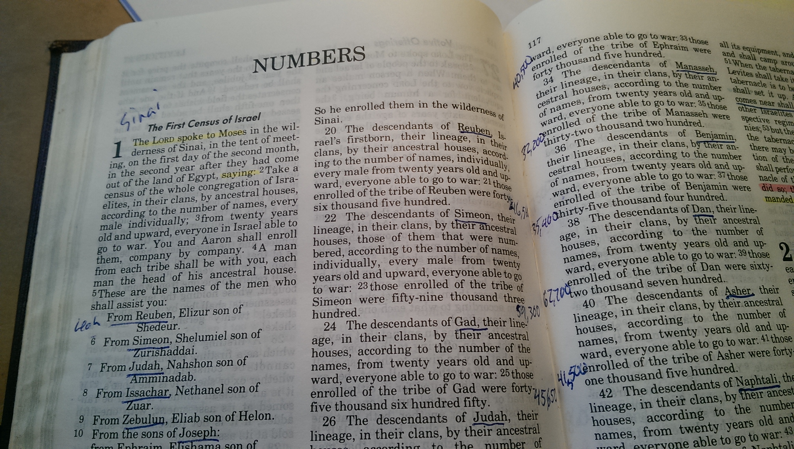 The book of Numbers