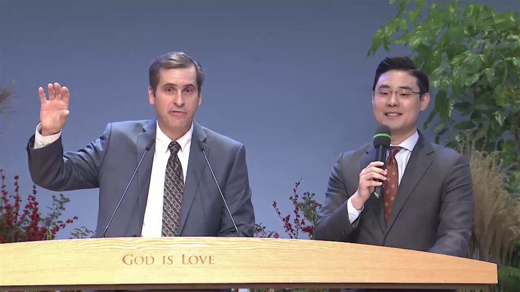 David speaking at SaRang Church, Seoul, South Korea